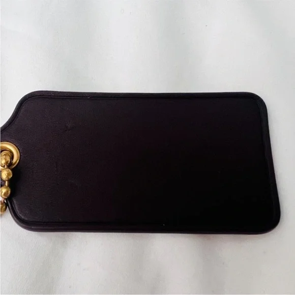 Coach Rexy And Carriage Hangtag Leather, Deep Red/ Oxblood - Picture 3 of 8